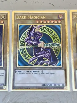 Blue-Eyes White Dragon + Dark Magician + Red-Eyes | MAGO Premium Gold | YuGiOh! - Image 3