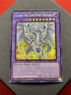 Albion The Sanctifire Dragon | MP24-EN082 | Prismatic Secret Rare | NM | YuGiOh! - Image 1