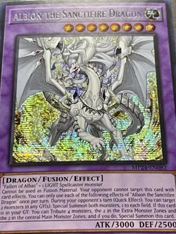Albion The Sanctifire Dragon | MP24-EN082 | Prismatic Secret Rare | NM | YuGiOh! - Image 2