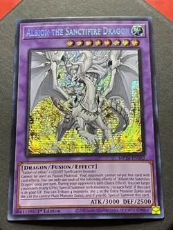 Albion The Sanctifire Dragon | MP24-EN082 | Prismatic Secret Rare | NM | YuGiOh! - Image 3