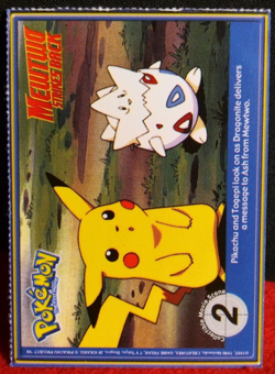 1999 Pokemon Burger King PokeTrivia Movie Card '#18 Pidgeot', Original 151 - Image 2