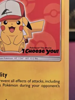 Ash's Pikachu - SM109 - Pokemon Sun & Moon Promo Rare Card LP - Image 3