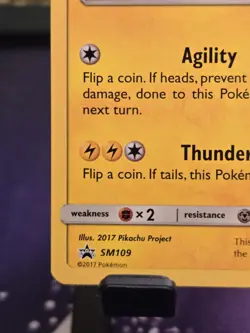 Ash's Pikachu - SM109 - Pokemon Sun & Moon Promo Rare Card LP - Image 4