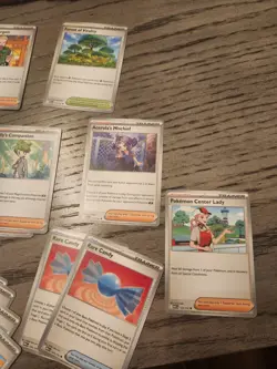 Pokemon TCG Mega Evolution Trainer Support Card Lot Of 47 Plus Lucario Sleeves - Image 2