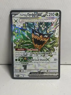 Teal Mask Ogerpon ex 166 Sv: Scarlet & Violet Promo Cards Holo - Image 1