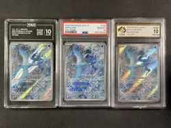 Pokemon Cards x3 Graded 10 Articuno Battle Partners Jpn Art Rare SV9 102/100 - Image 1