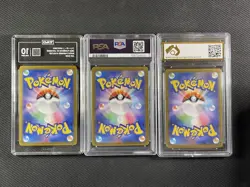 Pokemon Cards x3 Graded 10 Articuno Battle Partners Jpn Art Rare SV9 102/100 - Image 2