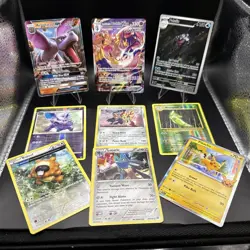 Pokemon TCG 9 Card Lot Mixed Sets - Holo Full Art - Image 2