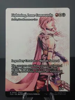 0054 Lightning, Lone Commando Showcase Magic The Gathering Final Fantasy - Image 1