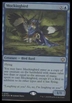 Mockingbird #61 Foil Rare NM MTG Bloomburrow BLB - Image 1