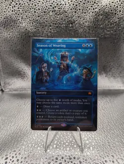MTG- Season of Weaving (Borderless) Bloomburrow Regular - NM - M - Image 1