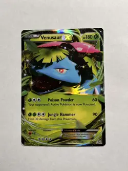 Venusaur EX XY28 - Pokemon TCG XY Promo - Black Star Promos Ultra Rare Holo NM/M - Image 1