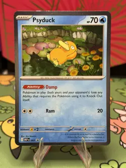 Psyduck 007 Cosmos Holo Black Star Promo Pokemon Mega Evolution Promos - Image 1