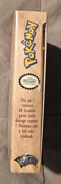 1999 Wizards of the Coast Pokemon Fossil Lockdown Theme Deck Original Sealed Box - Image 3