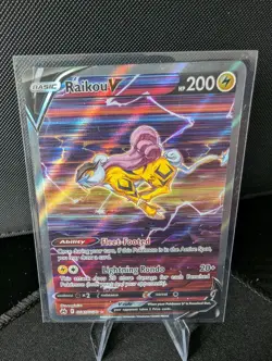 Pokemon TCG Raikou V GG41/GG70 Crown Zenith: Galarian Gallery NM - Image 1