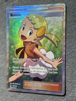 Bonnie 128/131 Rare Holo Full Art Textured Pokemon Card Forbidden Light - Image 4