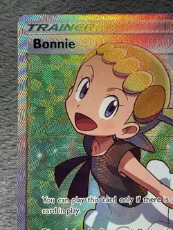 Bonnie 128/131 Rare Holo Full Art Textured Pokemon Card Forbidden Light - Image 5