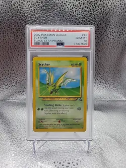 Scyther PSA 10 Pokemon Card. WOTC Black Star Promo #45. 2002 GEM MINT. - Image 1