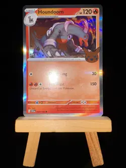 HOUNDOOM - 34/198 Trick Or Trade 2023 NM - Holo Common Pokemon TCG Card - Image 4