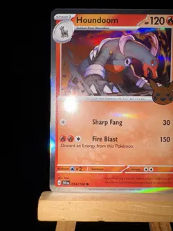 HOUNDOOM - 34/198 Trick Or Trade 2023 NM - Holo Common Pokemon TCG Card - Image 5