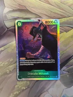 Dracule Mihawk OP12-030 SR Legacy Of The Master One Piece Card Game English - Image 1