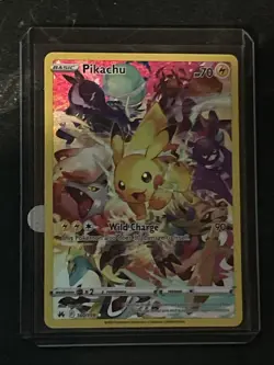 Pokemon Pikachu Vivid Voltage Holo Rare Card Wild Charge 70 HP - Image 1