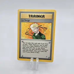 Pokemon LT. SURGE 101/132 2000 Gym Heroes) NM Nintendo Rare Card Vintage TCG - Image 1