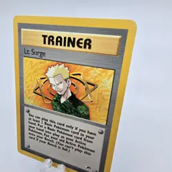 Pokemon LT. SURGE 101/132 2000 Gym Heroes) NM Nintendo Rare Card Vintage TCG - Image 2