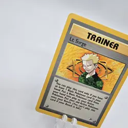 Pokemon LT. SURGE 101/132 2000 Gym Heroes) NM Nintendo Rare Card Vintage TCG - Image 3