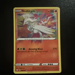 Pokemon Card TCG - Reshiram 017/072 Amazing Rare Shining Fates Near Mint - Image 1