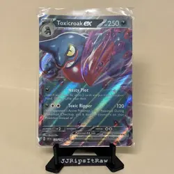 Toxicroak EX 131/198 - Scarlet & Violet Base Set - Pokemon Card - Near Mint - Image 1