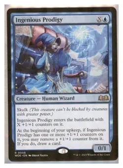 MTG - #56 Ingenious Prodigy - Wilds of Eldraine - Image 1