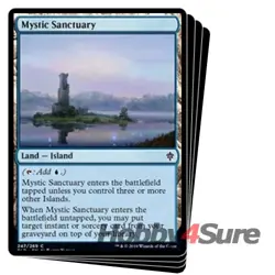 Mystic Sanctuary X4 M/NM Magic: The Gathering MTG Throne Of Eldraine - Image 1