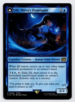 [MISPRINT] Jill, Shiva's Dominant [0058] FIN Rare Non-Foil [MTG Card English] - Image 1