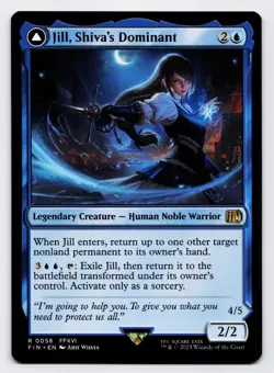 [MISPRINT] Jill, Shiva's Dominant [0058] FIN Rare Non-Foil [MTG Card English] - Image 3