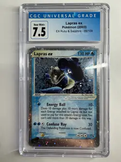 Pokemon Lapras ex 2003 EX Ruby & Sapphire 99/109 CGC 7.5 - Image 1