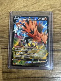 Galarian Zapdos V TG19/TG30 Astral Radiance Trainer Gallery Holo Pokemon TCG NM - Image 1