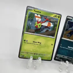 Pokemon TCG Yanma 185 Sv Scraggy 186 Sv Scarlet & Violet Promo Holo Set Of Two - Image 4