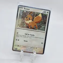 Pokemon TCG Destined Rivals - Eevee SVP 200 Checklane Blister Promo (Cosmo Holo) - Image 1