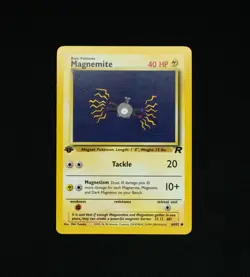 Pokemon Magnemite Team Rocket 60/82 Regular 1st Edition Common PACK FRESH - Image 1