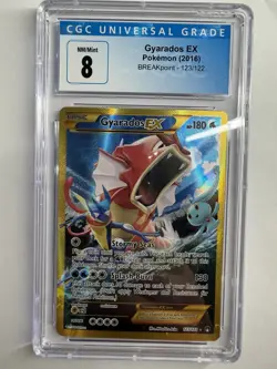 Pokemon Gyarados EX 2016 BREAKpoint 123/122 Secret Rare CGC 8 - Image 1