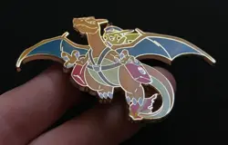 Special Delivery Charizard Pikachu Pokemon Pin Badge Metal 2019 Centre Center - Image 3