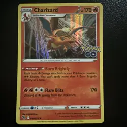 Charizard 010/078 Pokemon TCG Holo Rare Pokemon GO Near Mint - Image 1