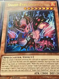 Snake-Eyes Diabellstar + Flamberge + Ash + Oak + Birch + Sinful Spoils | YuGiOh! - Image 4