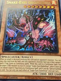 Snake-Eyes Diabellstar + Flamberge + Ash + Oak + Birch + Silvera | YuGiOh! - Image 4