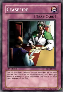 Ceasefire - 1st Edition SD1-EN022 - LP - YuGiOh - Image 1