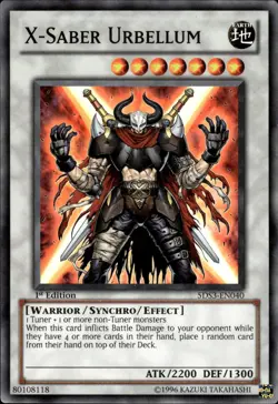 X-Saber Urbellum - 1st Edition 5DS3-EN040 - LP - YuGiOh - Image 1