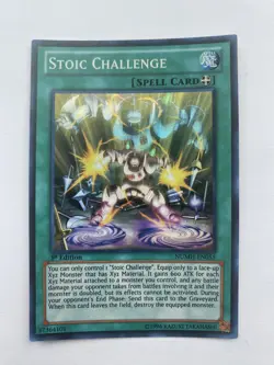 Stoic Challenge - NUMH-EN055 - Super Rare - 1st Edition - YuGiOh - Image 1