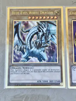 Blue-Eyes White Dragon + Dark Magician + Red-Eyes | Premium Gold Rares | YuGiOh! - Image 2