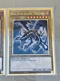 Blue-Eyes White Dragon + Dark Magician + Red-Eyes | Premium Gold Rares | YuGiOh! - Image 4